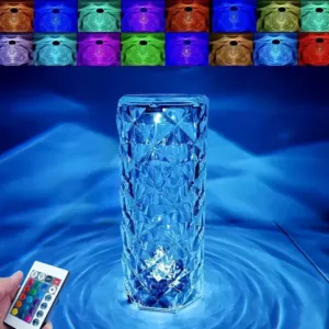 Crystal Diamond Table Lamp