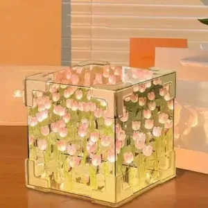 Tulip Cube Mirror Lamp