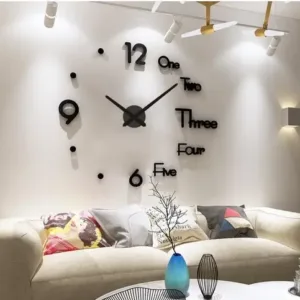 Frameless Wall Clock
